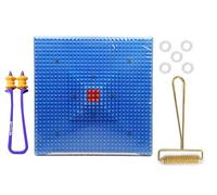 NETCLUB Acupressure kit Foot Pain Acupressure Mats Pointed Board Plate Pyramid Acupressure Pad blood circulation pain stress relief Magnetic Energy Booster