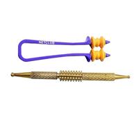 NETCLUB Acupressure Kit Sujok kit two way jimmy with roller in centre for sujok acupressure acupuncture sujok brass probe with roller fitness kit pain stress relief body massager