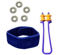 NETCLUB Acupressure magnetic pyramid Thyroid Belt fitness belt pain relief magnetic natural therapy Neck Support Throat Tonsil cough belt sujok ring massager