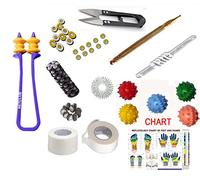 NETCLUB Acupressure Sujok Acupuncuture Six ki Auricular Full therapy combo kit magneto therapy acupuressure kit sujok kit fitness tummy shaper blood circulation body massager