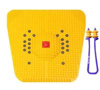 NETCLUB pack of 2 Acupressure Kit Power mat Stress & Pain Relief blood circulation foot massager yoga mat magnetic pyramid point super power mat IV 2000 heel knee leg sciatica body massager