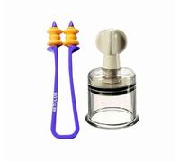 NETCLUB Single Hijama Cupping Cup Jar Vacuum Cupping Cup Set Hijama Therapy Single Plastic Cupping Cups (Rotery Cup)
