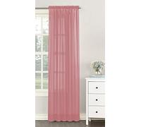 NetCurtainsUK Single Plain Voile Net Curtain Sheer Panels Slot Top Heading (Blush, 140cm (55'') Wide x 122cm (48'') Drop) (HMPVP01)