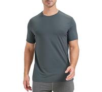 netdraw Men's Bamboo Viscose Athletic Shirt Lightwieht Cooling Moisture Wicking Workout Running Hiking Fitness T-Shirt, Gray, XL