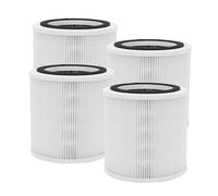 Netezza 4 Pack H7126 Filter Compatible with Govee Mini Air Purifier | Replaces Part #H7126-RF, 3-in-1 Filtration with Activated Carbon, Fits Govee H7126 & GoveeLife Air Purifier Models