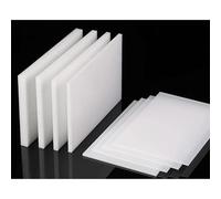 NETFEN Sheets Plate, Thickness 1-10mm White Polypropylene Board 100x100 105x148 100x200 200x200 148x210 210x297mm Food Grade PP Plastic Sheets Plate(Size:210x297x1mm 3Pcs)