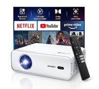 [Netflix App Available & Dolby Audio] Aurzen Eazze D1 Smart Projector 4K Support, Auto Focus & Auto Keystone, HDR10, 60Hz Portable Projector for iOS/Android/USB/TV Stick