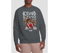 Netflix Asterix & Obelix - César Of Rome Sweatshirt, Light Graphite in Grey | Size: XL Netflix Grey XL