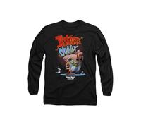 Netflix Asterix & Obelix - Idefix Together Long Sleeve T-Shirt, Black | Size: Small Netflix Black S