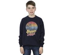 Netflix Boy's Stranger Things LA Gradient Sweatshirt in Navy | Size: 12-13 Years Netflix Navy 12-13 Years