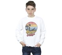 Netflix Boy's Stranger Things LA Gradient Sweatshirt in White | Size: 9 Years Netflix White 9 Years