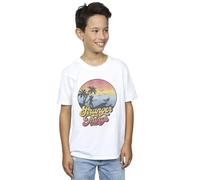 Netflix Boy's Stranger Things LA Gradient T-Shirt in White | Size: 9 Years Netflix White 9 Years