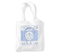 Netflix Bridgerton Around The Ton Grocery Travel Reusable Tote Bag, White Netflix White
