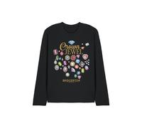 Bridgerton Crown Jewel Unisex Long Sleeve T Shirt, Black, Small