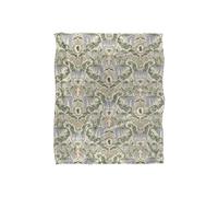 Bridgerton Damask Pattern Silky Touch Super Soft Throw Blanket 152 X 127 Cm