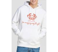 Bridgerton Occupy My Thoughts Unisex Hoodie, White, Small