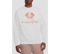 Bridgerton Occupy My Thoughts Unisex Sweatshirt, White, X-Large