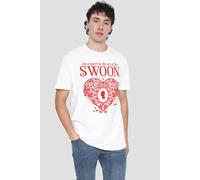 Netflix Bridgerton The Art Of Swoon T-Shirt, White | Size: Large Netflix White L