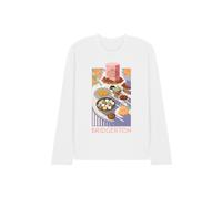 Netflix Bridgerton Treats Long Sleeve T-Shirt, White | Size: Large Netflix White L