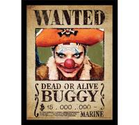 Netflix Buggy The Clown Wanted Poster Framed Poster Netflix Multicolor
