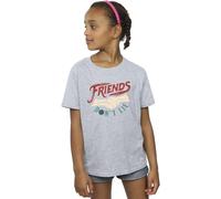 Netflix Girl's Stranger Things Friends Don´t Lie Hands Cotton T-Shirt in Grey | Size: 9 Years Netflix Grey 9 Years