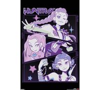 Netflix KPop Demon Hunters (2025) - Huntrix Illustration Wall Poster, 34L" x 22.4W", Unframed Version
