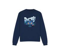 Netflix Kpop Demon Hunters Derpy & Sussie Sinking Plant Pot Sweatshirt, Navy | Size: Medium Netflix Navy M