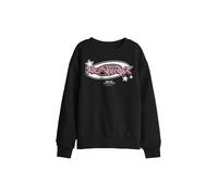 Netflix Kpop Demon Hunters Huntrix Circle Logo Kids Sweatshirt, Black | Size: 9-11 Years Netflix Black 9-11 Years