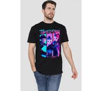 Netflix Kpop Demon Hunters Huntrix Demons Takedown Comic T-Shirt, Black | Size: Medium Netflix Black M