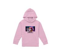 Netflix Kpop Demon Hunters Huntrix Group Singing Youth Kids Hoodie, Light Pink | Size: 7-8 Years Netflix Light Pink 7-8 Years