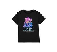 K-Pop Demon Hunters - Huntrix Huntr/X Billboard Poster Kids T Shirt, Black, 12-13