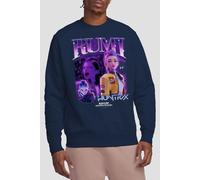 Netflix Kpop Demon Hunters Huntrix Huntrx Rumi Bootleg Sweatshirt, Navy | Size: Medium Netflix Navy M