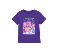 Netflix Kpop Demon Hunters Huntrix Huntrx World Tour Billboard Kids Tee, Purple | Size: 5-6 Years Netflix Purple 5-6 Years
