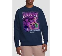 Netflix Kpop Demon Hunters Huntrix Huntrx Zoey Bootleg Sweatshirt, Navy | Size: Small Netflix Navy S