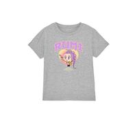 Kpop Demon Hunters - Huntrix Rumi Collegic Kids T Shirt, Heather Grey, 5-6