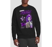 Netflix Kpop Demon Hunters Huntrix Rumi Popstar Sweatshirt, Black | Size: XL Netflix Black XL