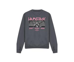 Netflix Kpop Demon Hunters Huntrix Singing Zoey Rumi Mira Sweatshirt, Charcoal | Size: Medium Netflix Charcoal M