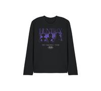 Netflix Kpop Demon Hunters Huntrix The Takedown Tour Shadows Long Tee, Black | Size: Small Netflix Black S