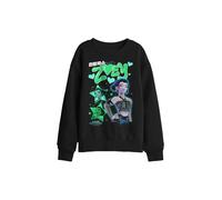 Netflix Kpop Demon Hunters Huntrix Zoey Popstar Kids Sweatshirt, Black | Size: 7-8 Years Netflix Black 7-8 Years