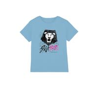 Netflix Kpop Demon Hunters Saja Boys Graffiti Wall Kids T-Shirt, Light Blue | Size: 5-6 Years Netflix Light Blue 5-6 Years