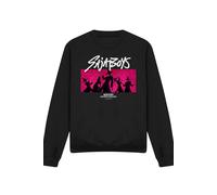 Kpop Demon Hunters Saja Boys Pink Demons Unisex Sweatshirt, Black, Small