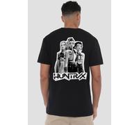 Netflix Kpop Demon Hunters Scrapbook Logo Front Back T-Shirt, Black | Size: Medium Netflix Black M