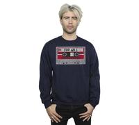 Netflix Men's Stranger Things Cassette For Will Sweatshirt in Navy | Size: 4XL Netflix Navy 4XL