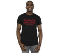 Netflix Men's Stranger Things Flames T-Shirt in Black | Size: 5XL Netflix Black 5XL