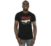 Netflix Men's Stranger Things Friends Don´t Lie Hands T-Shirt in Black | Size: Large Netflix Black L
