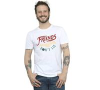 Netflix Men's Stranger Things Friends Don´t Lie Hands T-Shirt in White | Size: XL Netflix White XL