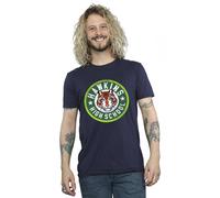 Netflix Men's Stranger Things Hawkins Tiger Circle T-Shirt in Navy | Size: 4XL Netflix Navy 4XL