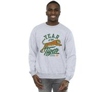 Netflix Men's Stranger Things Hawkins Year of The Tiger 86 Sweatshirt in Grey | Size: 2XL Netflix Grey 2XL
