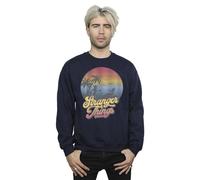 Netflix Men's Stranger Things LA Gradient Sweatshirt in Navy | Size: 2XL Netflix Navy 2XL