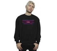 Netflix Men's Stranger Things Retro Title Sweatshirt in Black | Size: 4XL Netflix Black 4XL